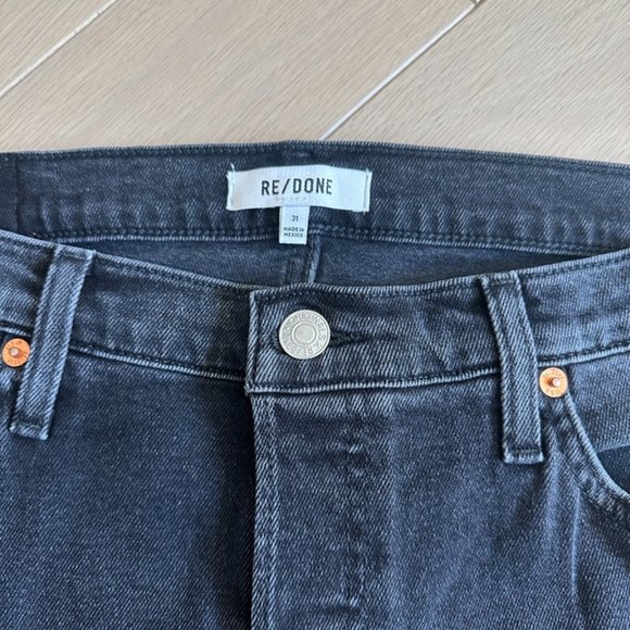 Re/Done Comfort Stretch High Rise Stove Pipe - Picture 5 of 5